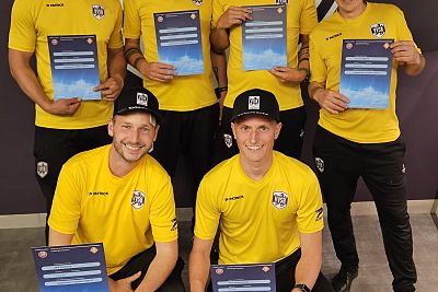 6 gediplomeerde trainers bij VVSB