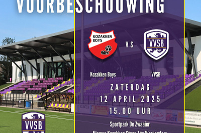 Voorbeschouwing Kozakken Boys - VVSB