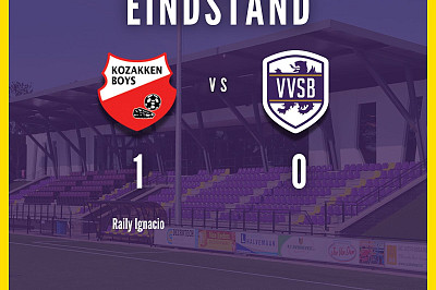 VVSB komt net te kort tegen Kozakken Boys