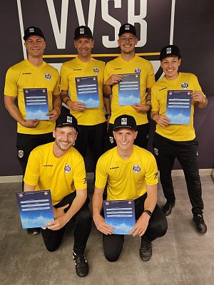 6 gediplomeerde trainers bij VVSB