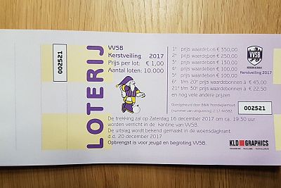 Loterij kerstveiling gaat van start !