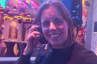 DJ Jo na afloop van VVSB - IJsselmeervogels
