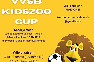 Vrije plaatsen VVSB Kidszoo cup