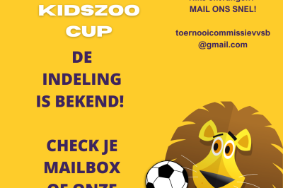 Toernooi indeling Kidszoo Cup 2024