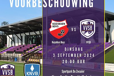 Voorbeschouwing Kozakken Boys - VVSB