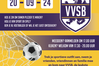 Open dag VVSB op 20 september