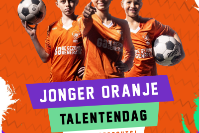 Jonger Oranje toernooi op 13 april