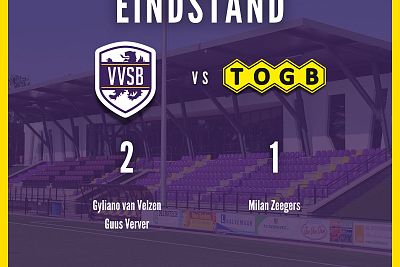 VVSB wint thuis van TOGB met 2-1