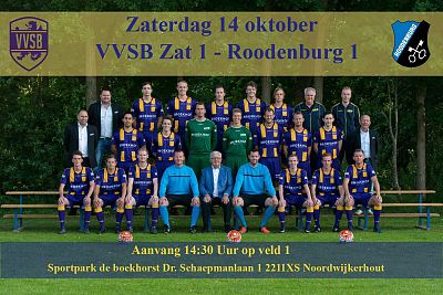 Thuiswedstrijd Zaterdag 1 tegen Roodenburg 1 