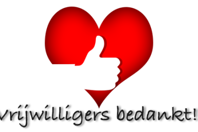 Vrijwilligers bedankt