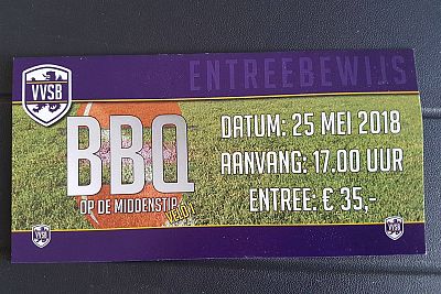 Kaarten middenstip BBQ