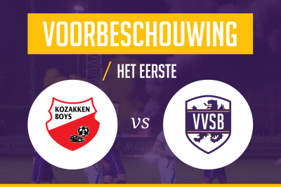 Voorbeschouwing Kozakken Boys - VVSB