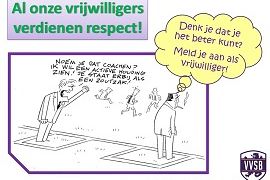 Alle vrijwilligers verdienen respect !