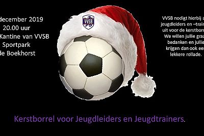 Kerstborrel voor Jeugdleiders en -trainers 