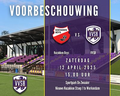 Voorbeschouwing Kozakken Boys - VVSB