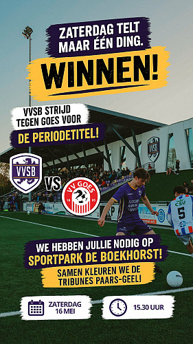 Zaterdag 16 mei = FEEST OP VELD 7!