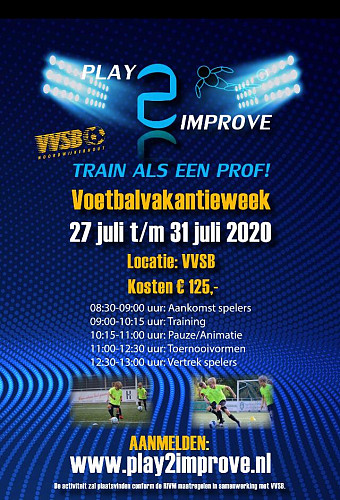 Voetbalvakantieweek van Play2Prove 