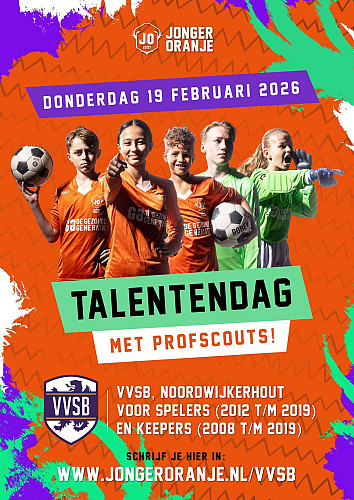 Jonger Oranje weer naar VVSB en nu ook voor keepers!