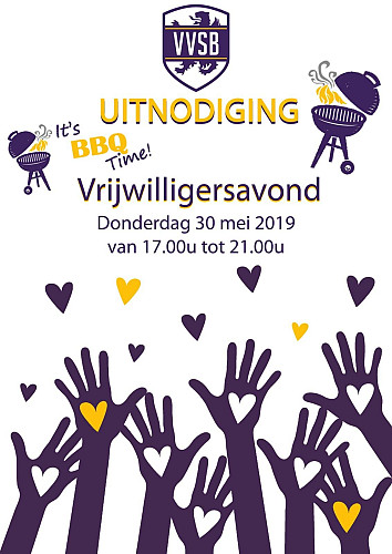 Uitnodiging Vrijwilligersavond