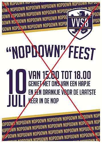 NOPDOWN NIET TOERNOOI WEL