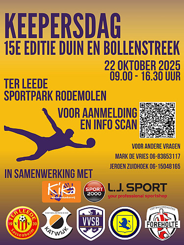 Keepersdag 15e editie duin en bollenstreek