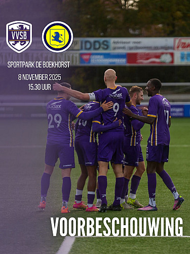 Voorbeschouwing VVSB - FC Lisse / Dinsdag restant wedstrijd tegen ASWH