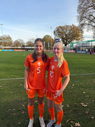 Zara Piontek maakt haar interlanddebuut