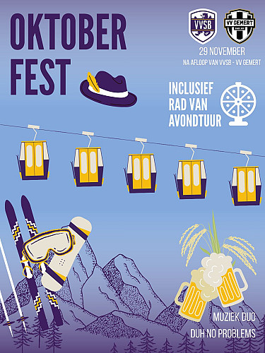 Zaterdag oktober fest na de wedstrijd VVSB - Gemert