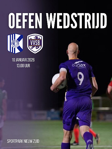 VVSB - UNA afgelast, mogelijke oefenwedstrijd tegen Quickboys