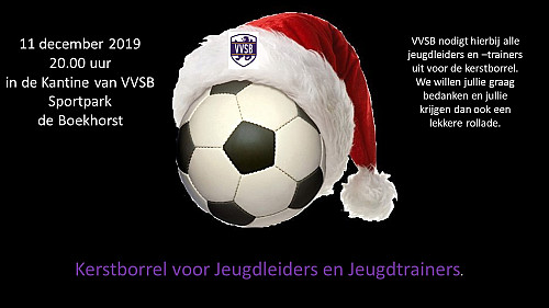 Kerstborrel voor Jeugdleiders en -trainers 