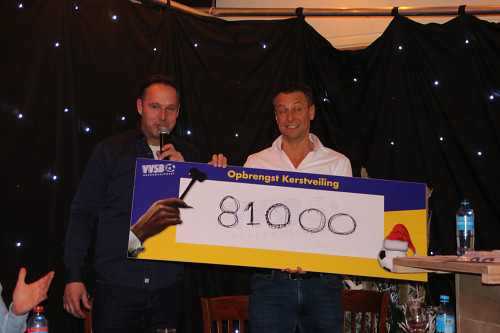 Kerstveiling VVSB brengt € 81.000 op