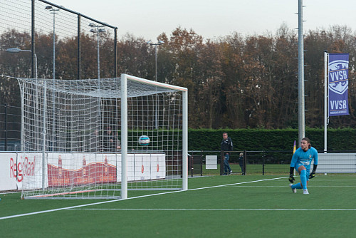 Net niet over de streep getrokken