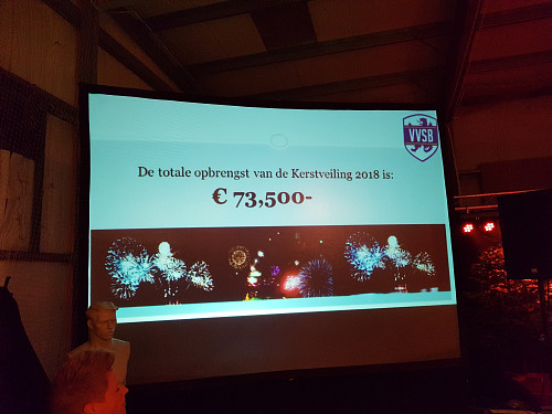 Kerstveiling brengt €73.500 op.