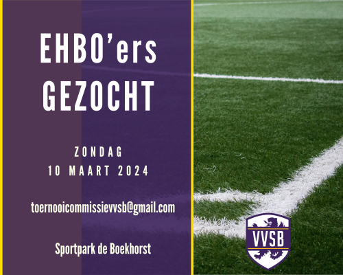 EHBO gezocht bij Voetbal talenten toernooi