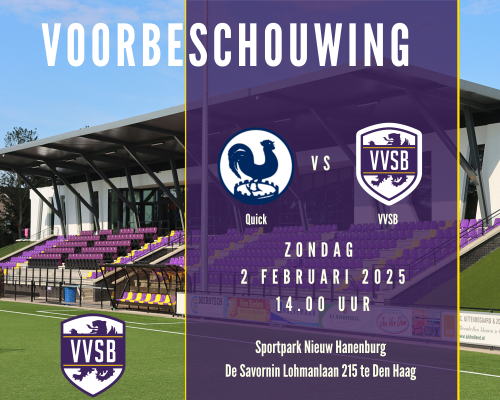 Voorbeschouwing Quick – VVSB