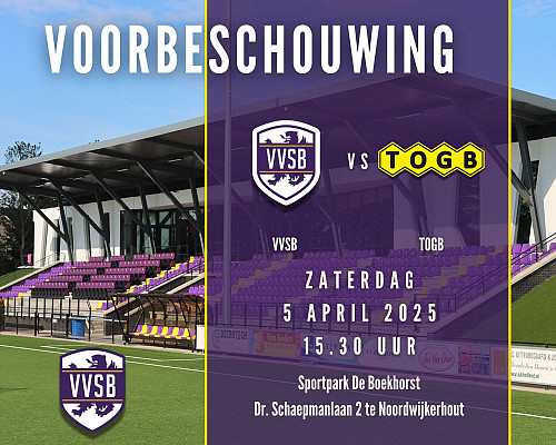 Voorbeschouwing VVSB - TOGB