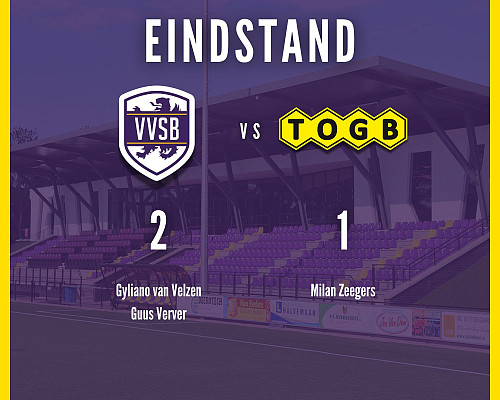 VVSB wint thuis van TOGB met 2-1