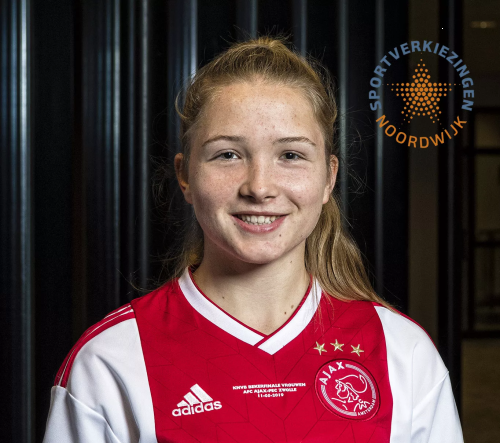 Jonna van de Velde is genomineerd voor Talent van het Jaar in de Gemeente Noordwijk