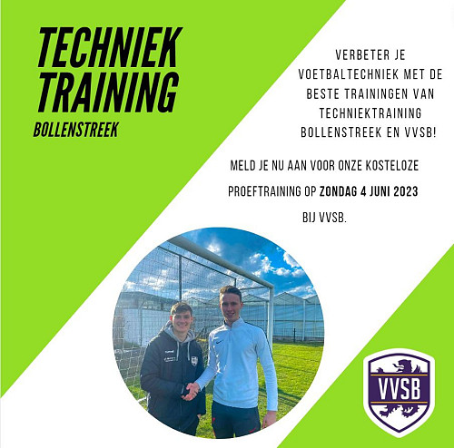 Techniektraining op 4 juni