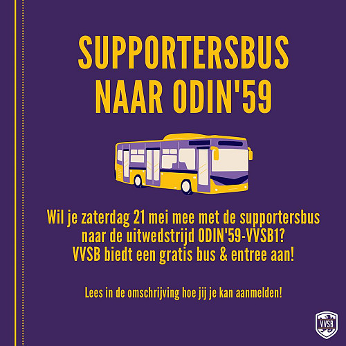 Supportersbus naar ODIN'59