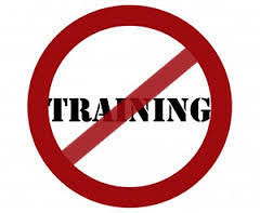 Geen training op 25 september 2018